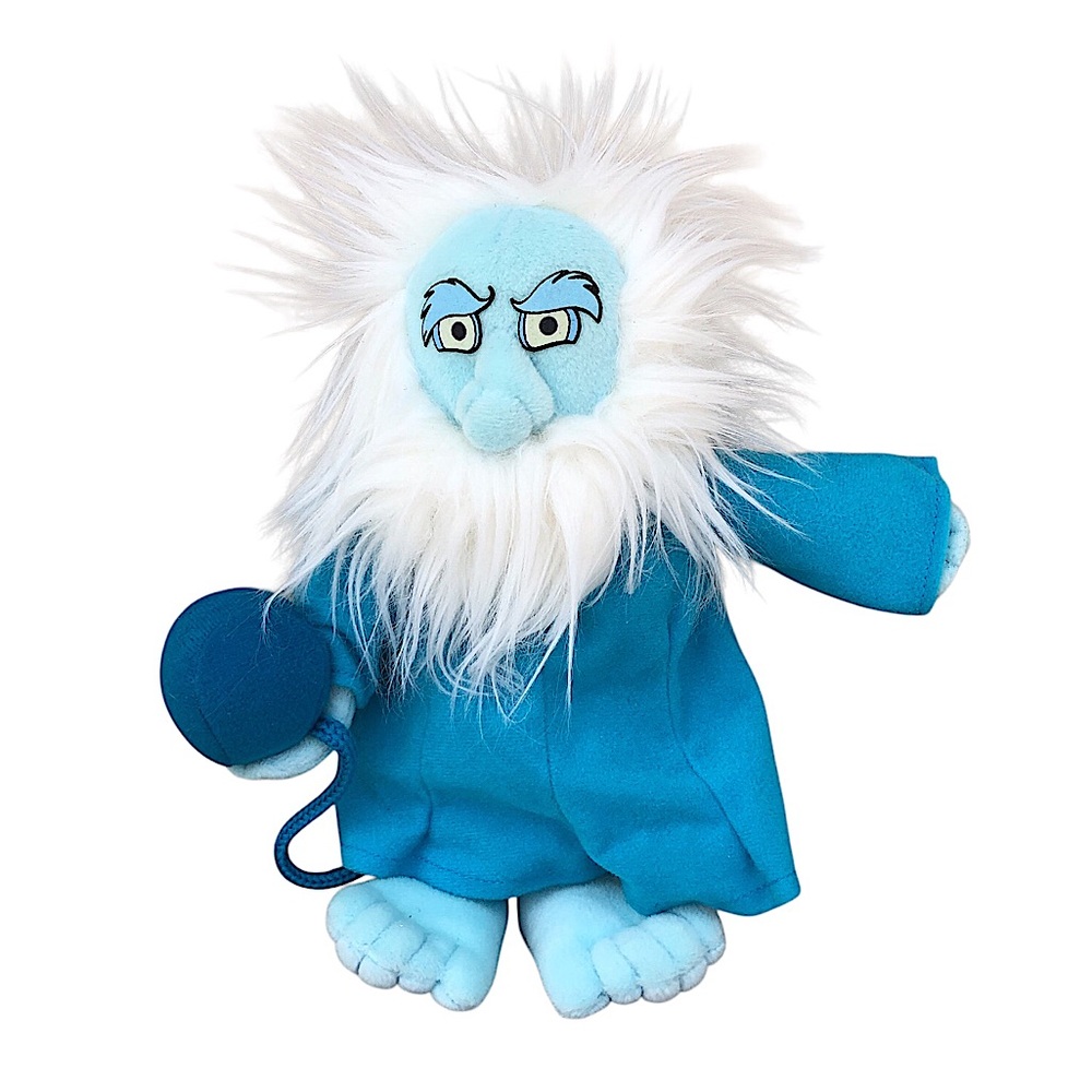 Disney Blue Haunted Mansion Hitchhiking Ghost #3 Bean Bag Plush Toy Vtg